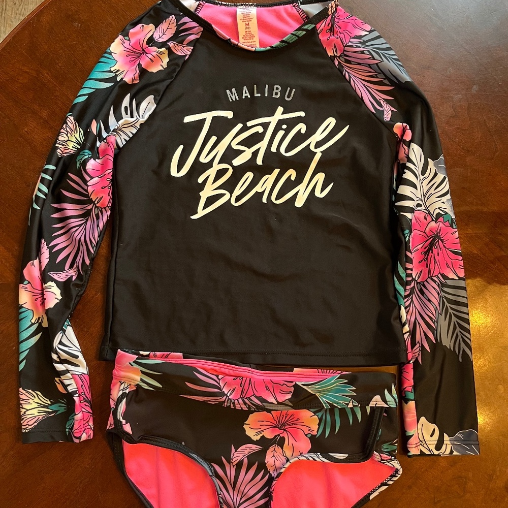 Girls swim shirt & bottom